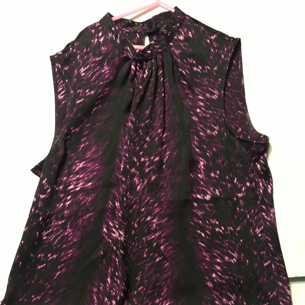 Vince Camuto purple shirt size 10